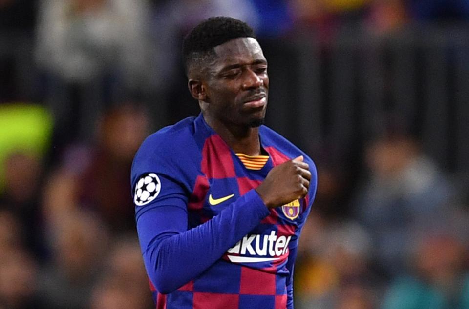 Dembele hết cơ hội ở lại Barca. Ảnh: Getty Tin chuyển nhượng, chuyển nhượng bóng đá, chuyển nhượng bóng đá hôm nay, chuyển nhượng MU, chuyển nhượng Real Madrid, chuyển nhượng Barca, chuyển nhượng PSG, chuyển nhượng Arsenal