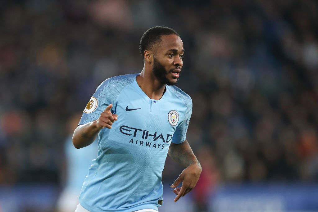 Tiền đạo: Raheem Sterling (Man City) 115 triệu euro. Ảnh: Getty Ngoại hạng Anh, Premier League, đội hình đắt giá nhất Ngoại hạng Anh, Liverpool, Man City, MU