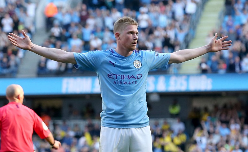 Tiền vệ: Kevin De Bruyne (Man City) 72 triệu euro. Ảnh: Getty Ngoại hạng Anh, Premier League, đội hình đắt giá nhất Ngoại hạng Anh, Liverpool, Man City, MU
