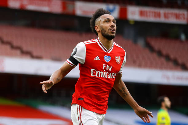 Aubameyang tỏa sáng với 2 bàn thắng và 1 kiến tạo. Ảnh: Getty Kết quả bóng đá, Kết quả Ngoại hạng Anh, Kết quả Arsenal vs Norwich, Arsenal, Norwich