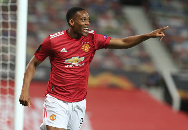 Martial ghi bàn ấn định chiến thắng cho MU. Ảnh: Getty Kết quả bóng đá, Kết quả Cúp C2, Kết quả Europa League, Kết quả MU vs LASK, MU, LASK