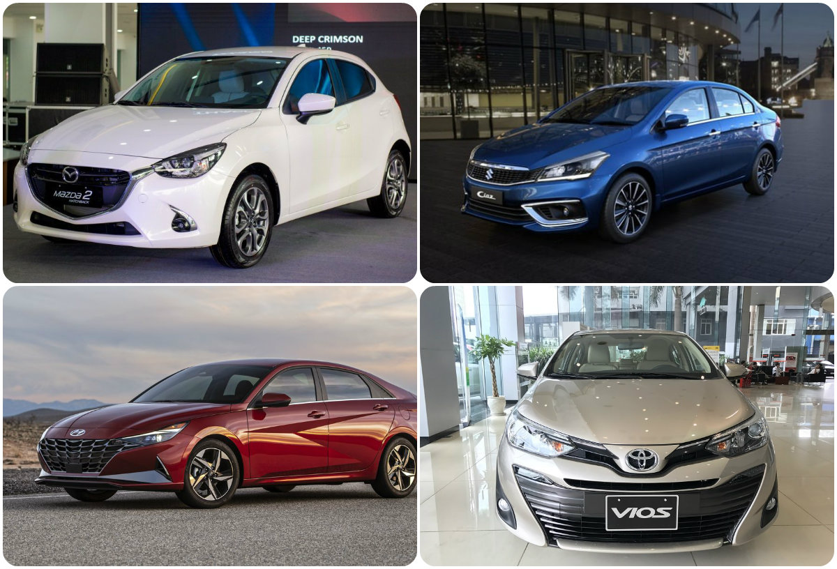 Trong tầm giá khoảng 600 triệu đồng, khách hàng có khá nhiều lựa chọn cho một chiếc xe ô tô tốt. 4 mẫu xe tầm giá 600 triệu: Mazda 2, Suzuki Ciaz, Hyundai Elantra, Toyota Vios