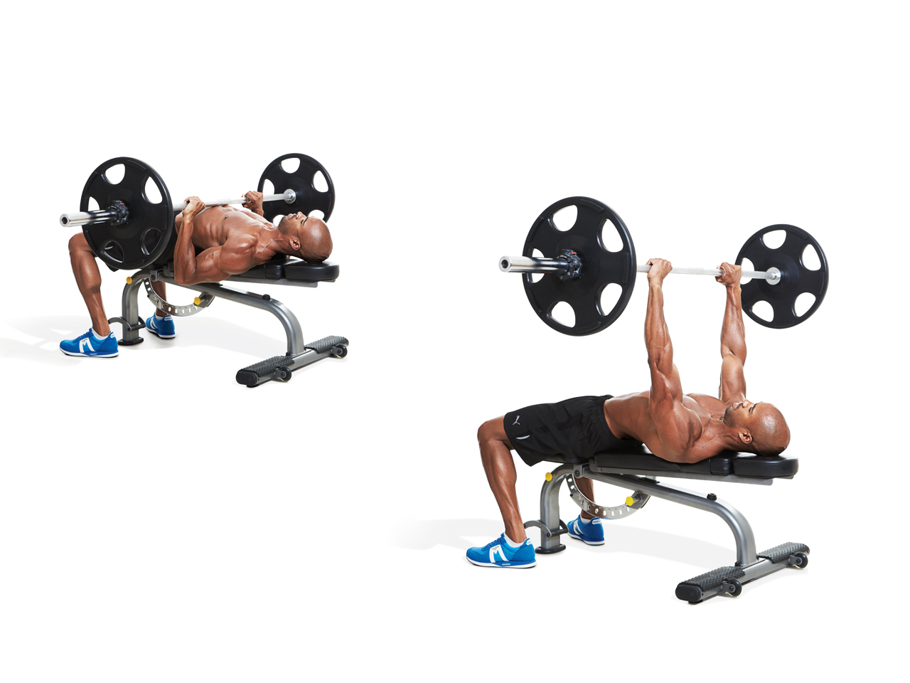 Close-Grip Bench Press (đẩy tạ đòn với hai tay hẹp)