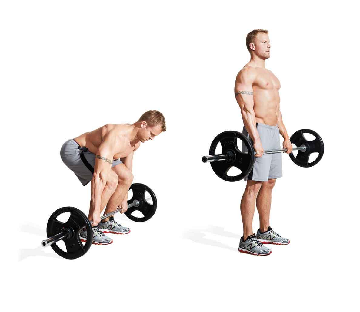 Nâng tạ từ dưới lên (dead lift)