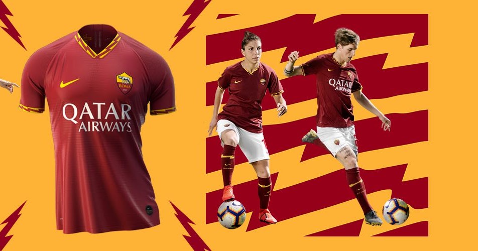 Áo đấu sân nhà cực độc của AS Roma mùa giải 2019/20