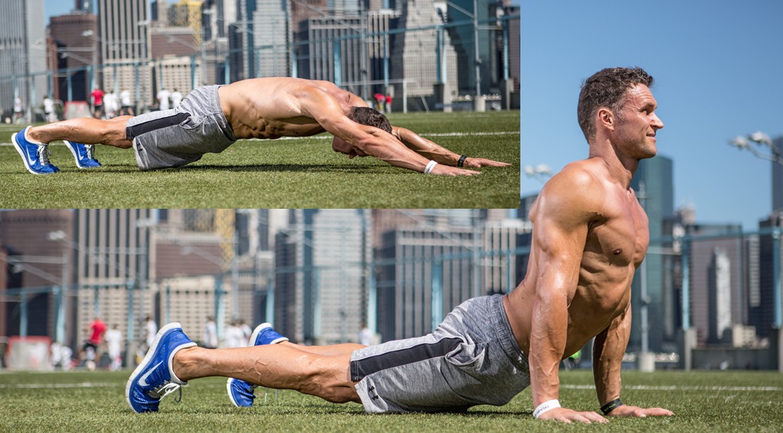 Bài tập Plank kết hợp uốn lưng