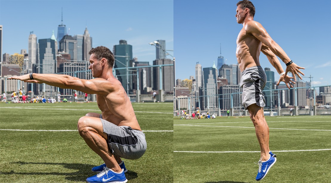 Squat bật nhảy