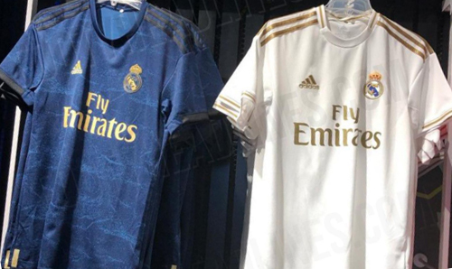 Hé lộ áo đấu sân nhà và sân khách mùa giải 2019/20 của Real Madrid (ảnh: Footyheadlines.com)