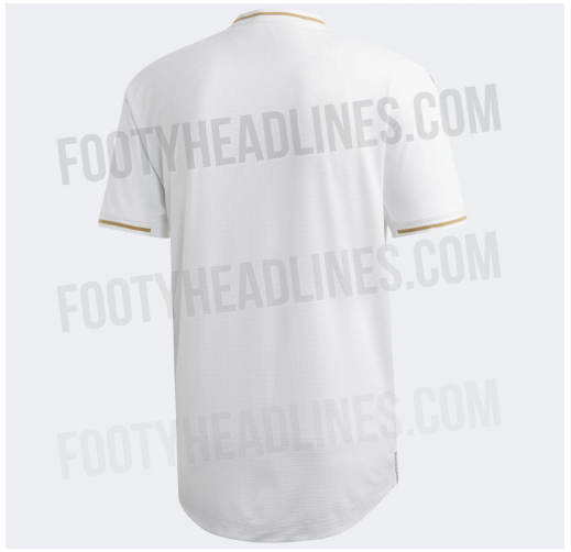 Viền vàng điểm nhấn trên cổ và tay áo (ảnh: Footyheadlines.com)