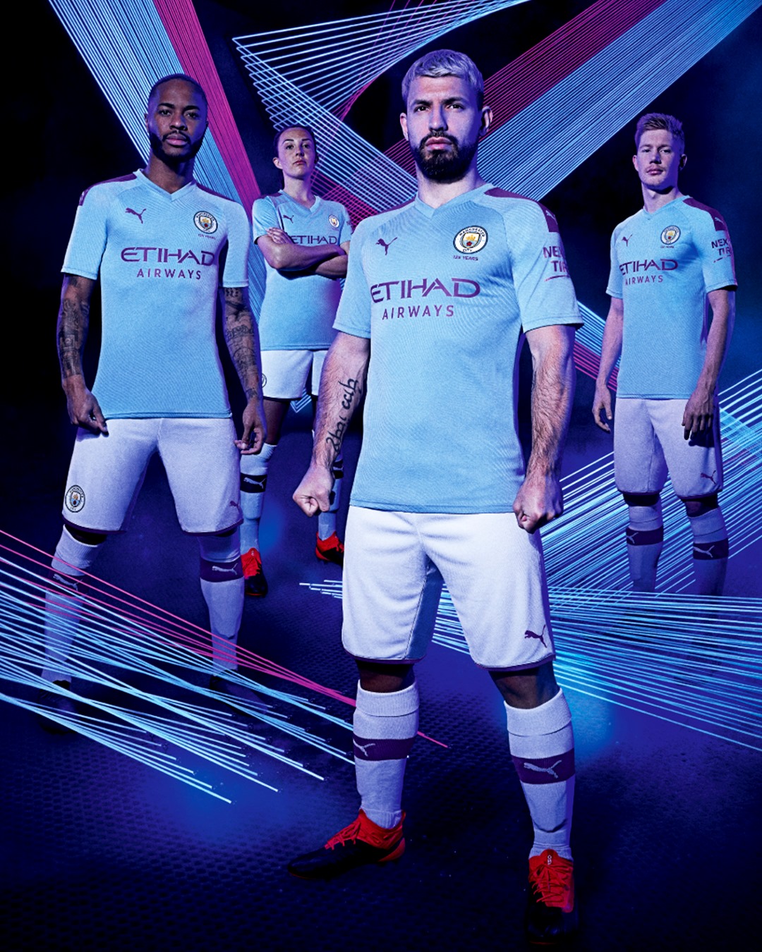 Áo đấu sân nhà của Man City Mẫu áo đấu sân nhà của Man City