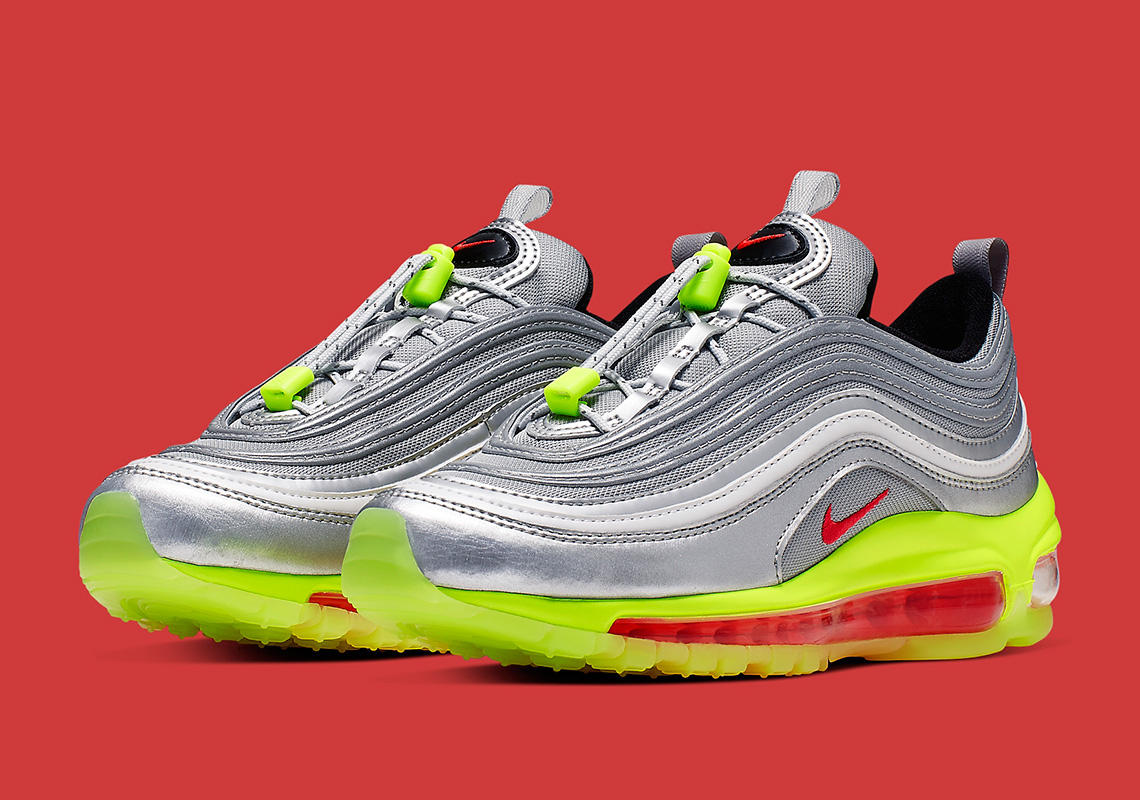 Nike Airmax 97 BigKid sở hữu bộ dây thông minh từ Nike