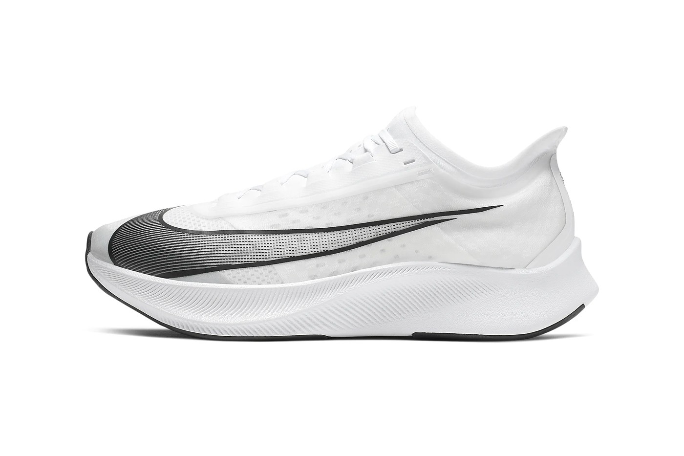 Nike Zoom Fly 3 mới phiên bản trắng - đen