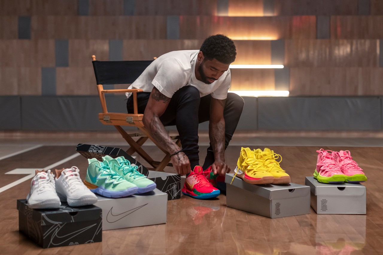 Kyrie Irving và 5 đôi giày trong bộ sưu tập chú bọt biển tinh nghịch của mình