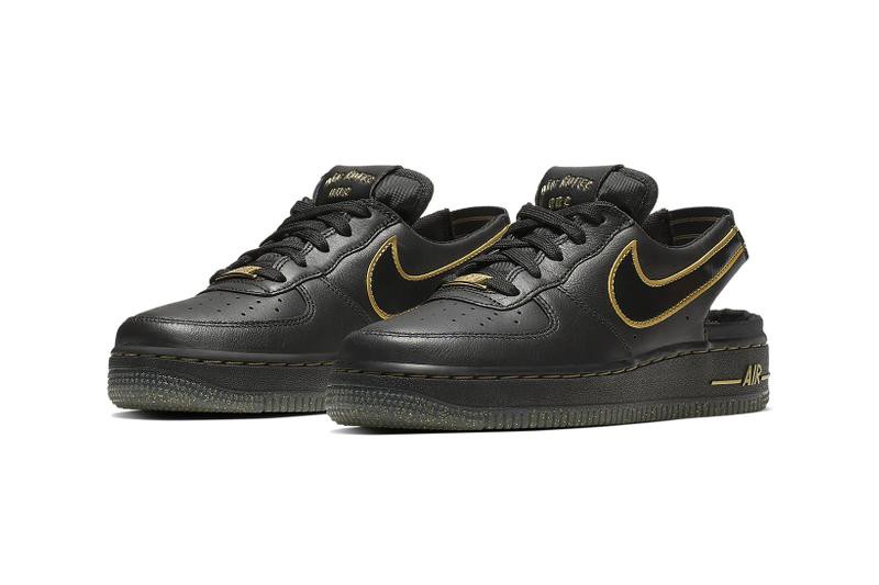 Nike Air Force 1 VTF với nửa trước giống như một đôi giày thực sự kèm theo đầy đủ cả dây buộc.