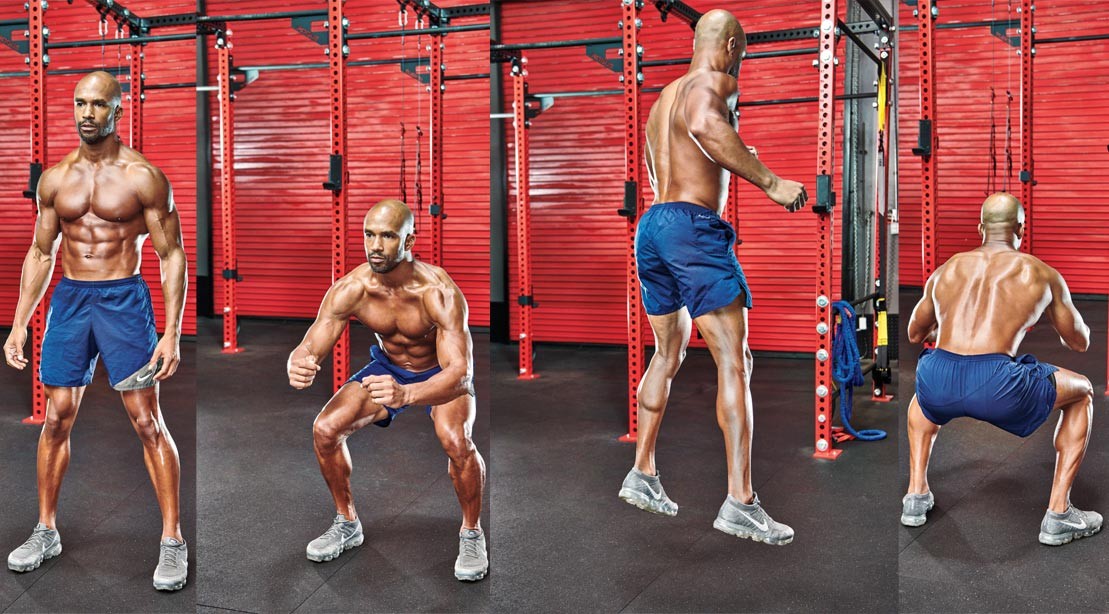 Squat bật nhảy tăng cường sự linh hoạt cho cho cơ bắp đùi.