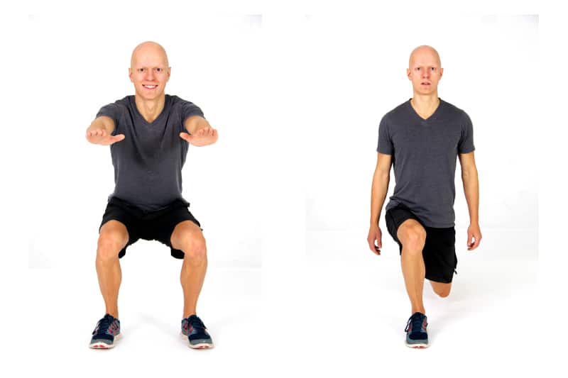 Squat to Lunge