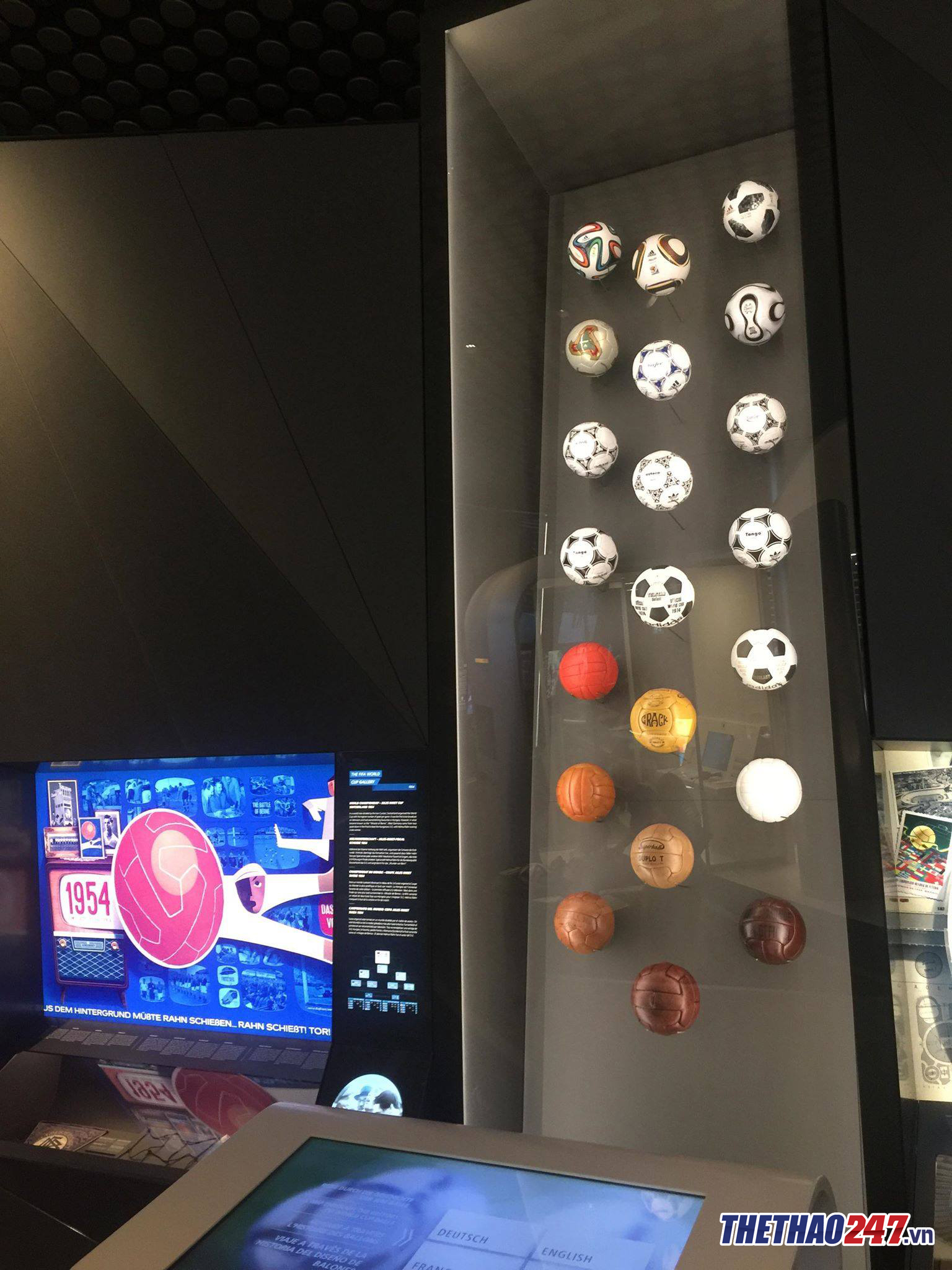 Bóng thi đấu được sử dụng trong các kỳ World Cup từ trước đến nay.