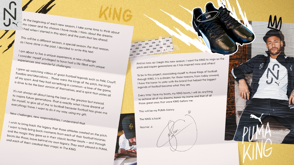Chia sẻ của Neymar Jr trên Instagram khi gia nhập Puma.