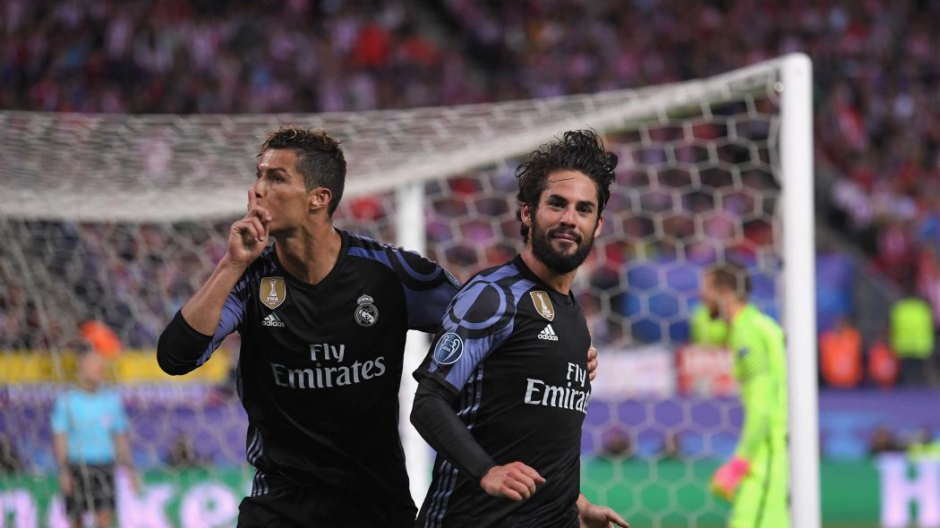Isco và Ronaldo là đồng đội thân thiết ở Real Madrid Real Madrid