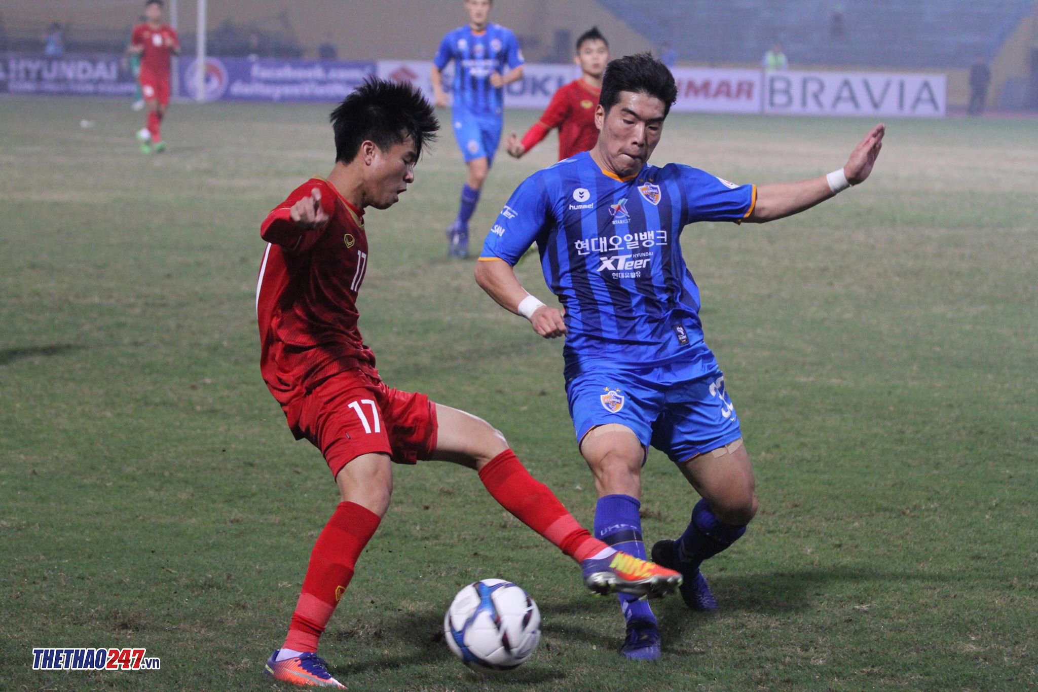 U22 Việt Nam đã cầm hòa CLB Ulsan Hyundai U22