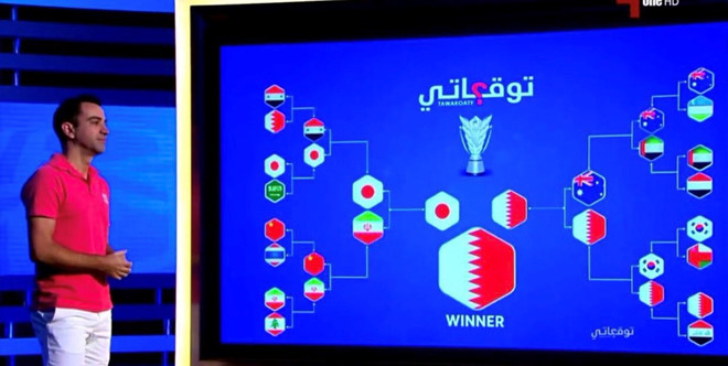 Tiền vệ Xavi Hernandez đã dự đoán gần như chính xác tuyệt đối kết quả của Asian Cup 2019 Xavi