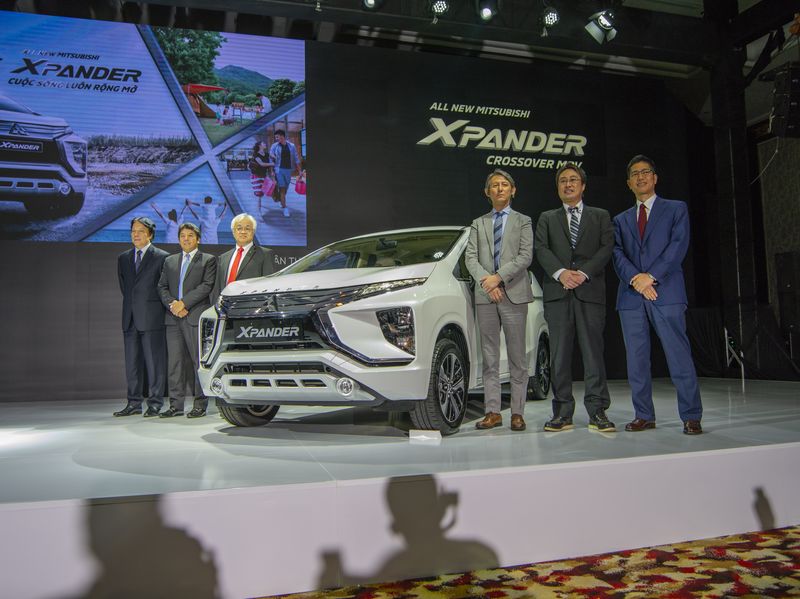 Mitsubishi Xpander 2018 mới ra mắt tại Việt Nam Mitsubishi Xpander 2018, ra mắt Mitsubishi Xpander 2018, những điểm trừu của Mitsubishi Xpander 2018