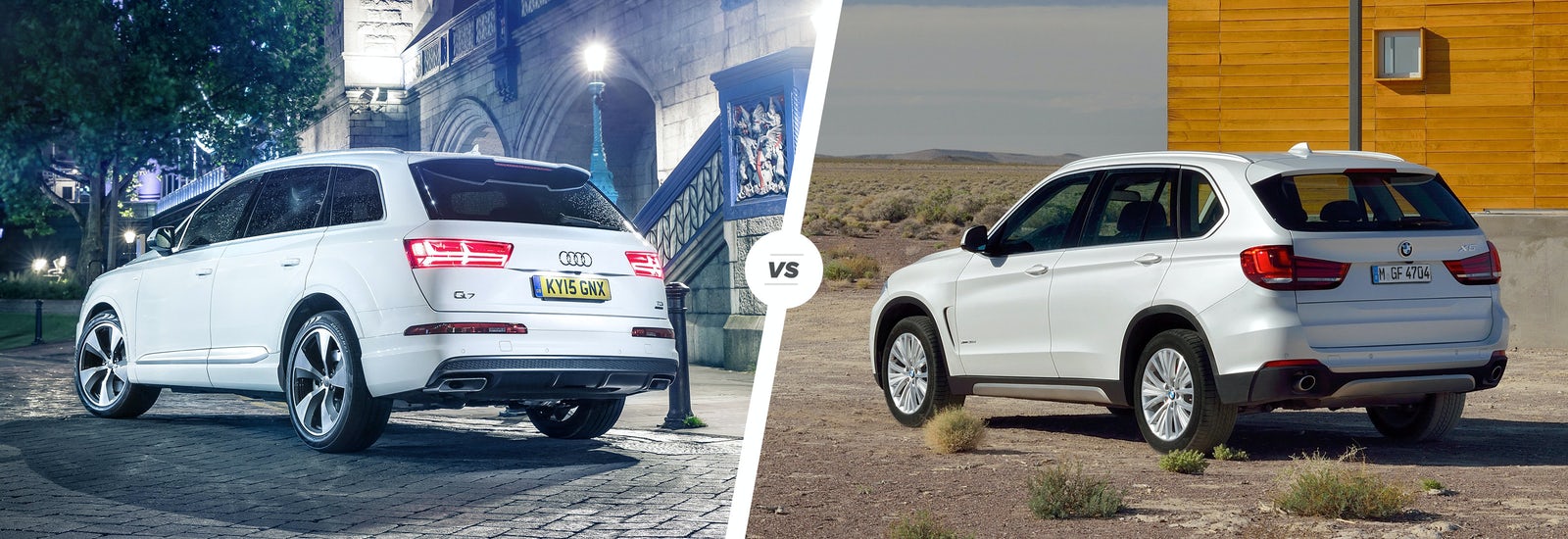 So sánh thiết kế đuôi xe BMW X5 và Audi Q7