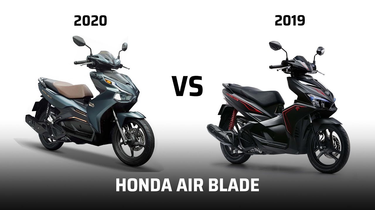 Honda Air Blade 2020 và 2019: Chọn mua xe nào ưng ý hơn?