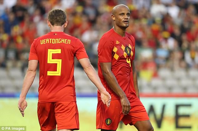 Mặc chấn thương, Kompany vẫn cùng Bỉ dự WC World Cup 2018, Bỉ, Roberto Martinez, Vincent Kompany, Kevin De Buyne, Hazard, Lukaku, Chelsea, Manchester City, Manchester United