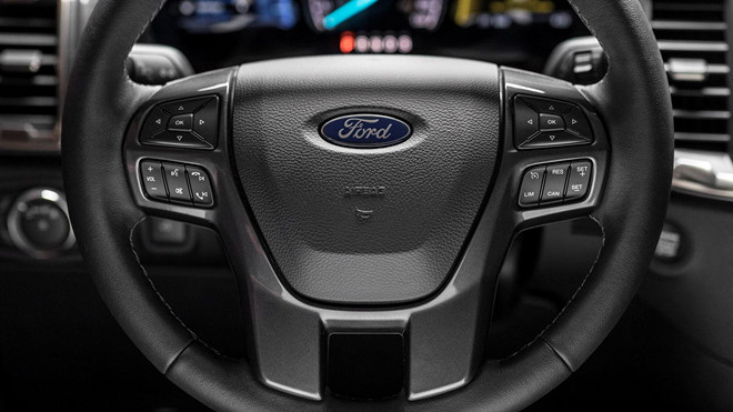 Thiết kế vô lăng Ford Ranger 2020 Nội thất Ford Ranger 2020