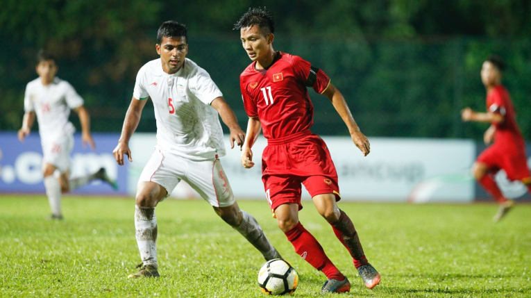 U16 Việt Nam để mất tinh thần sau bàn thua sớm u16-viet-nam