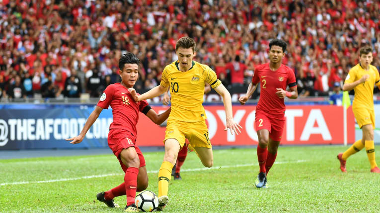 Indonesia thua đáng tiếc trước Australia