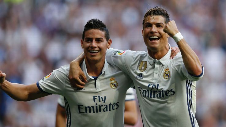 Juventus đang mơ về cặp đôi James - Ronaldo