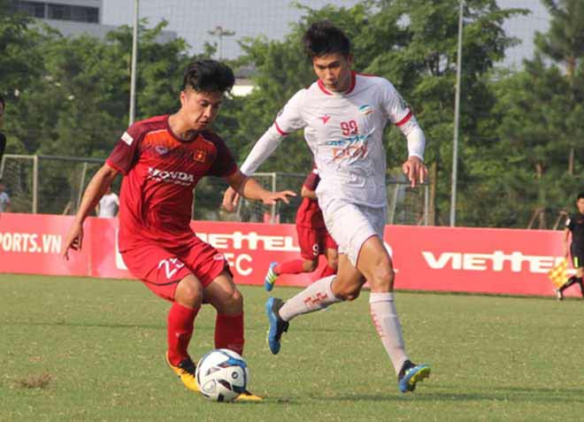 U22 Việt Nam sẽ lại thi đấu nội bộ như trận đấu với Viettel