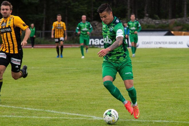 Alexander Đặng từng là Vua phá lưới của giải hạng Nhất Na Uy