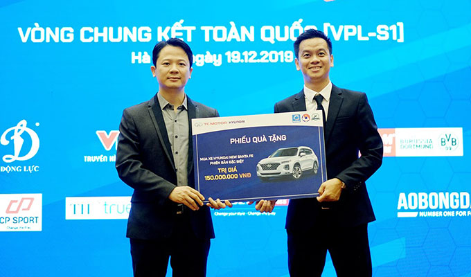 Phần thưởng cho nhà vô địch là 150 triệu Đồng