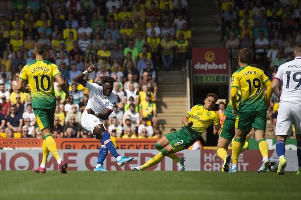 Abraham tỏa sáng trước Norwich. Ảnh: Chelsea FC Chelsea, Abraham, Tammy Abraham, tin Chelsea, tin Ngoại hạng Anh, Chelsea vs Norwich, kết quả Chelsea vs Norwich