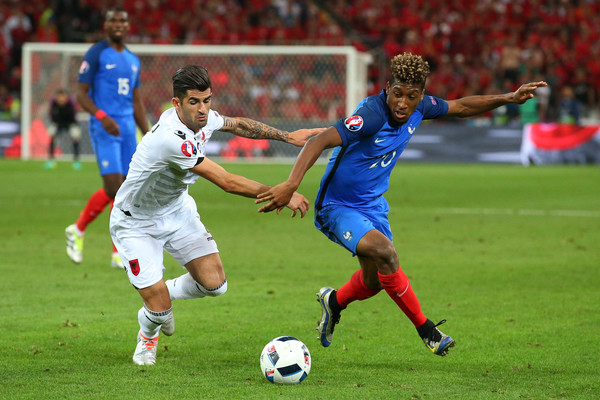 Pháp thắng nhờ cú đúp của Coman. Ảnh: Metro Pháp vs Albania, Pháp Albania, kết quả Pháp, kết quả Pháp Albania, kết quả Pháp vs Albania, vòng loại EURO 2020, EURO 2020, kết quả vòng loại EURO 2020, kết quả EURO 2020,