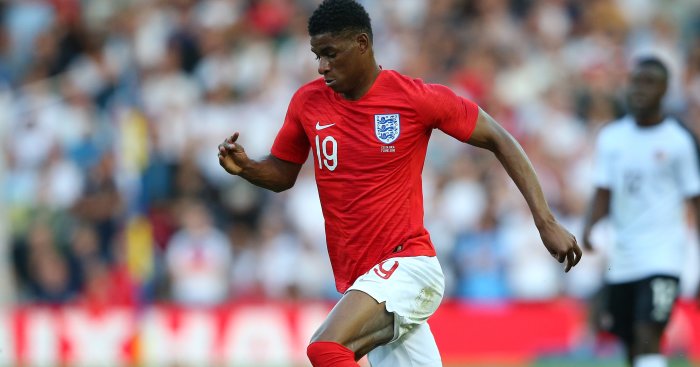 Rashford không được Southgate coi là tiền đạo cắm. Ảnh: Getty Rashford, Marcus Rashford, đội tuyển Anh, tuyển Anh, MU, Man Utd, Manchester United, tin MU, tin Man Utd, tin tức MU, tin Ngoại hạng Anh, Ngoại hạng Anh,