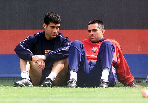 Mourinho và Pep tại Barca. Ảnh: Marca Eto'o, Samuel Eto'o, eto, mourinho, Jose Mourinho, Barca, Barcelona, tin Barca, tin Barcelona, Barca vs, tin La Liga, La Liga,
