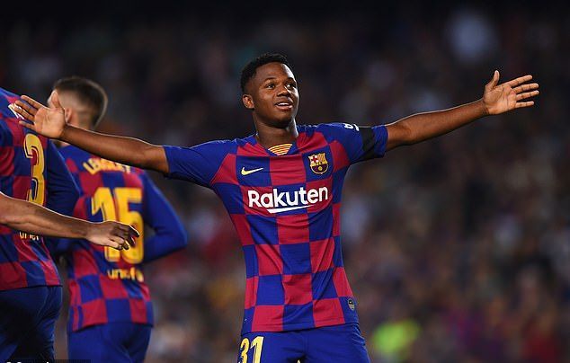 Fati lại tỏa sáng. Ảnh: Getty messi, ansu fati, lionel messi, leo messi, Kết quả barca vs valencia, barca vs valencia, kết quả la liga, kết quả bóng đá tây ban nha, barca, valencia, barca vs, la liga, barca valencia