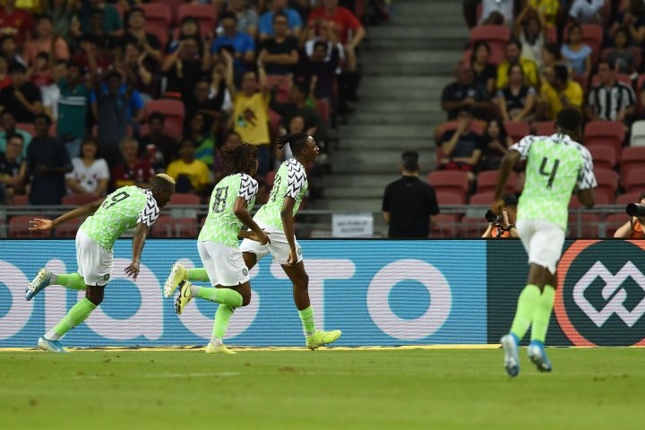 Nigeria mở tỷ số. Ảnh: AS kết quả brazil vs nigeria, brazil vs nigeria, brazil, nigeria, giao hữu quốc tế
