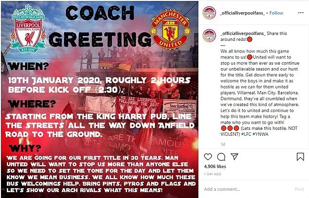 Kế hoạch tấn công xe bus MU của nhóm CĐV Liverpool cực đoan. Ảnh: Screenshot Liverpool vs MU, Liverpool, Manchester United, CĐV quá khích Liverpool, CĐV tấn công xe bus MU