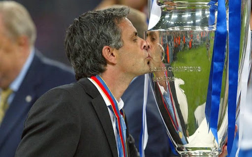 Mourinho vô địch C1 cùng Porto. Ảnh: Internet Jose Mourinho, Pep Guardiola