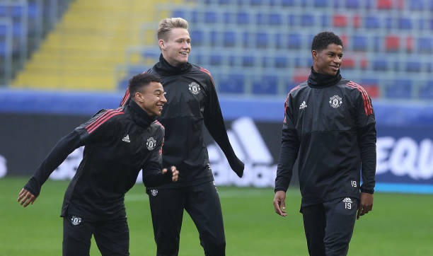 McTominay (giữa) rất biết ơn Mourinho. Ảnh: Getty Manchester United, Chelsea, Jose Mourinho