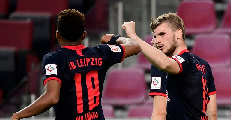 RB Leipzig chiến thắng trong trận đấu muộn nhất vòng. Ảnh: Getty Bundesliga, Koln, RB Leipzig