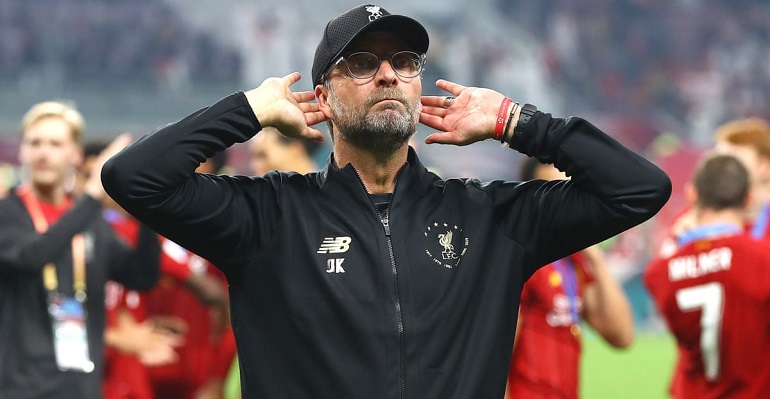 Klopp hứa sẽ tổ chức diễu hành mừng vô địch Ngoại hạng Anh. Ảnh: Getty Jurgen Klopp, Ngoại hạng Anh, Liverpool