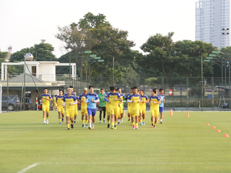 ĐT đang tập trung chuẩn bị cho 2 trận đấu tại VL WC 2022 Vietnam vs Malaysia, Vòng loại World Cup 2022, HLV Park Hang Seo, Ngô Hoàng Thịnh