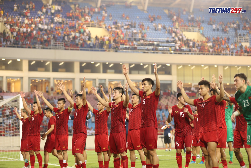 ĐT Việt Nam đánh bại ĐT Malaysia trên SVĐ Mỹ Đình. (Ảnh: Kiên Lê) Việt Nam 1-0 Malaysia, Báo Malaysia, kết quả Việt Nam vs Malaysia, vòng loại wc 2022, bxh vl wc 2022