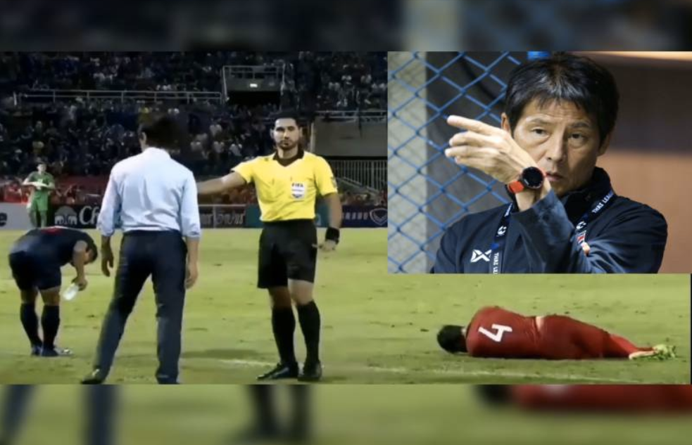 HLV Akira Nishino 'tự tát vào mặt mình' khi chê Tiến Dũng thiếu chuyên nghiệp Việt Nam vs Thái Lan, Akira Nishino, Vòng Loại WC 2022, Việt Nam, Tiến Dũng, Chanathip, park hang seo
